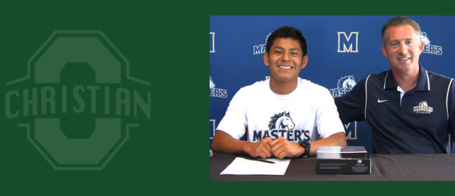 Bryan Zarate signs with The Master’s College